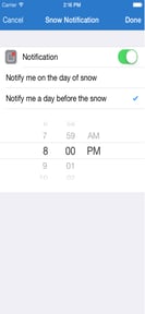 Will it Snow? PRO Notification