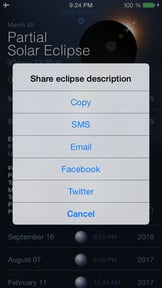 Solar and Lunar Eclipses - Full and Partial Eclipse Calendar