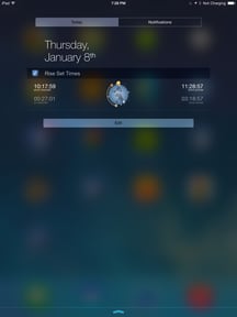 Raise and Set Times - Moonrise, moonset, sunrise, sunset times and compass