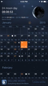 Moon Days - Lunar Calendar and Void of Course Times