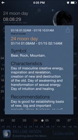 Moon Days - Lunar Calendar and Void of Course Times
