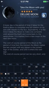 Moon Days - Lunar Calendar and Void of Course Times