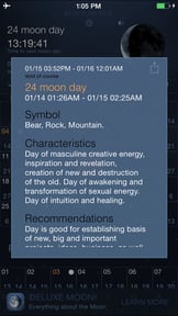 Moon Days - Lunar Calendar and Void of Course Times