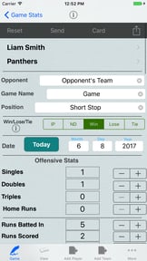 Baseball Player Stats Tracker