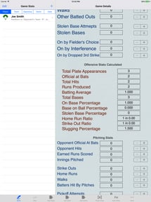 Baseball Player Stats Tracker