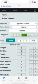 Baseball Player Stats Tracker