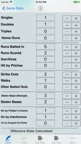 Baseball Player Stats Tracker