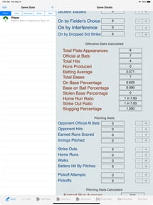 Baseball Player Stats Tracker