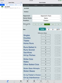Baseball Player Stats Tracker