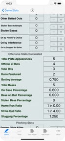 Baseball Player Stats Tracker