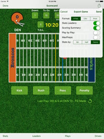 iTouchdown Football Scoring