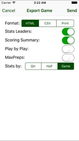 iTouchdown Football Scoring