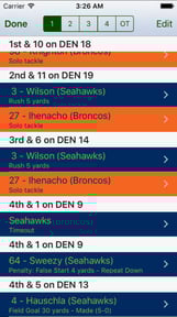 iTouchdown Football Scoring