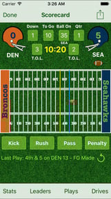 iTouchdown Football Scoring