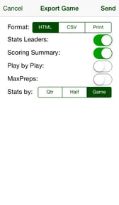 iTouchdown Football Scoring