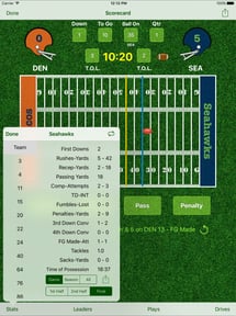 iTouchdown Football Scoring
