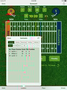 iTouchdown Football Scoring