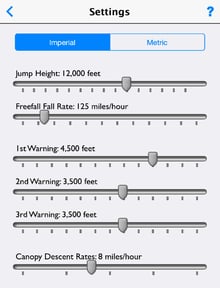 Skydive Altimeter