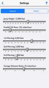 Skydive Altimeter