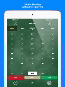 Dart Scorer Cricket and X01