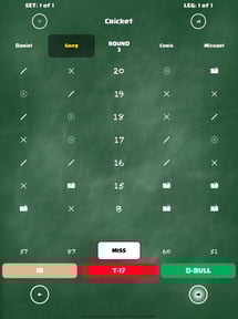 Dart Scorer Cricket and X01