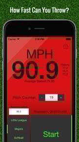 Baseball Pitch Speed - Radar Gun