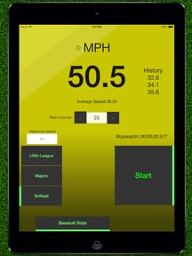 Baseball Pitch Speed - Radar Gun