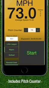 Baseball Pitch Speed - Radar Gun