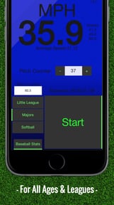Baseball Pitch Speed - Radar Gun