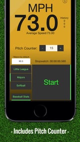 Baseball Pitch Speed - Radar Gun