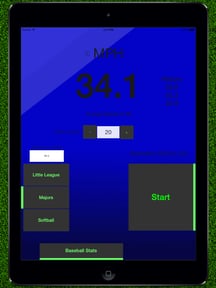 Baseball Pitch Speed - Radar Gun