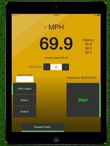 Baseball Pitch Speed - Radar Gun