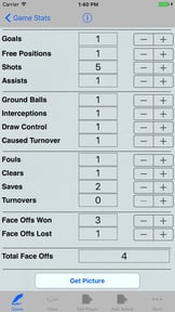LaCrosse Stats & Player Tracker