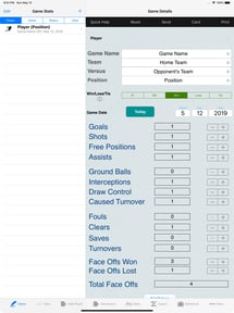 LaCrosse Stats & Player Tracker