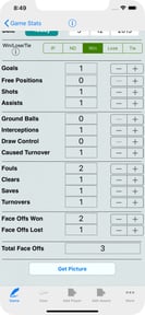 LaCrosse Stats & Player Tracker