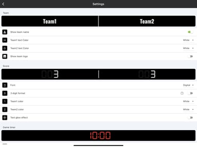 Simple Basketball Scoreboard