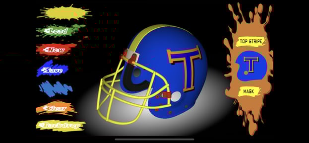 Football Helmet 3D