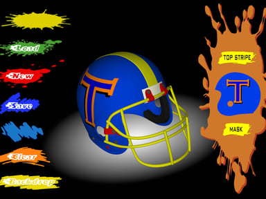 Football Helmet 3D