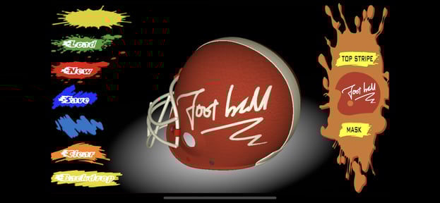 Football Helmet 3D
