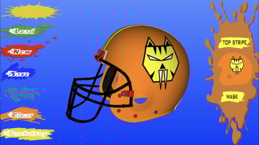 Football Helmet 3D