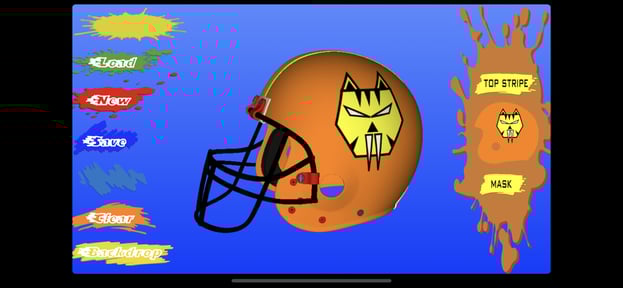 Football Helmet 3D