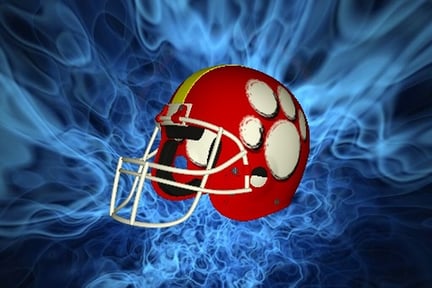 Football Helmet 3D