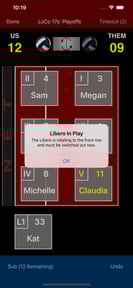 Volleyball Lineup Tracker