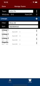 Volleyball Lineup Tracker