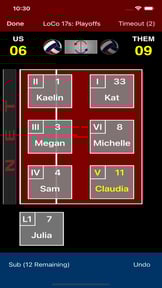 Volleyball Lineup Tracker