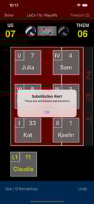 Volleyball Lineup Tracker