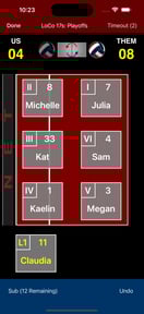 Volleyball Lineup Tracker