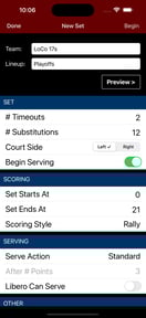 Volleyball Lineup Tracker