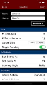 Volleyball Lineup Tracker