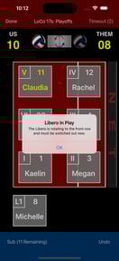 Volleyball Lineup Tracker